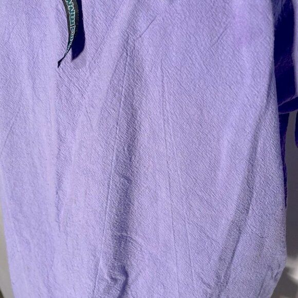 Vintage Honey-Komb EzzeWear Purple 1/4 Zip Top S - Picture 11 of 15